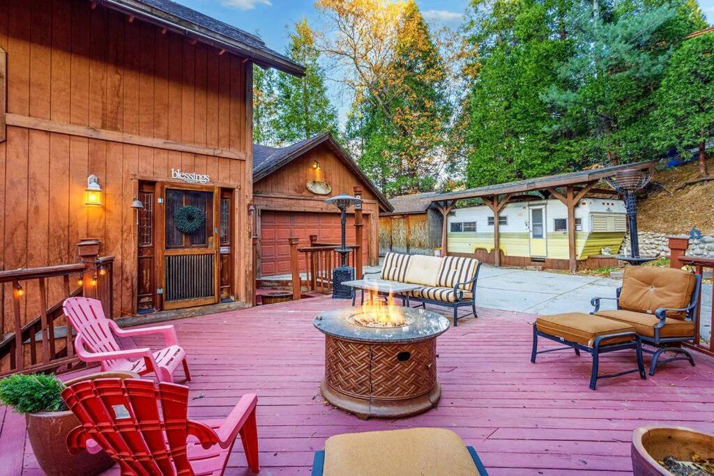 Lakeview 3-Story Winter Home Crestline Exterior photo